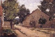 Camille Pissarro, Road to Port-Marly Route de Port-Marly